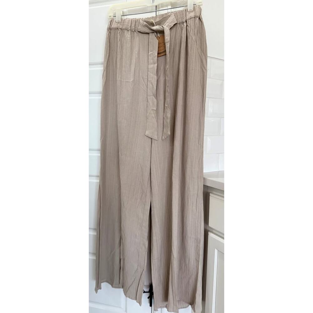NEW Kori America Beige Flowy Dress Pants